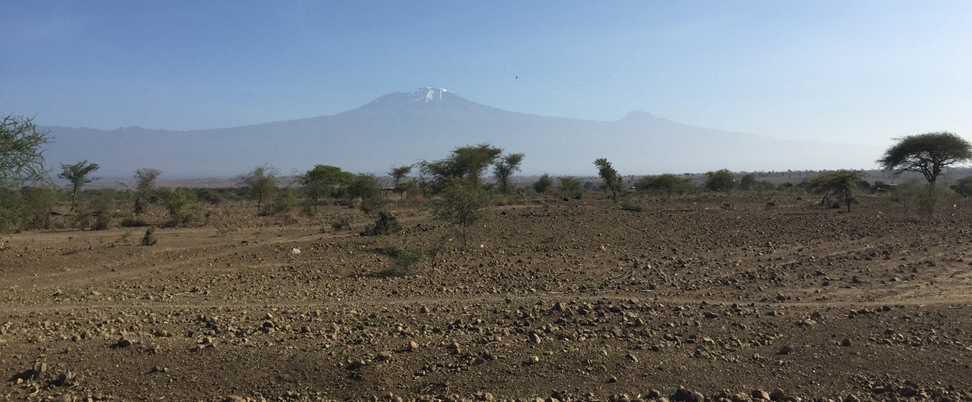 View from the access road with Mt. Kilimanjaro in the background | Photo: Jørn Stave, Multiconsult